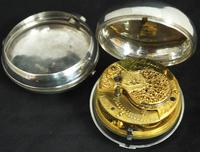 Antique Silver Pair Case Pocket Watch Fusee Verge Escapement Key Wind Enamel Dial W Hollison London (3 of 9) Antique Silver Pair Case Pocket Watch Fusee Verge Escapement Key Wind Enamel Dial W Hollison London (3 of 9)