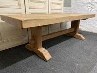 Large French Bleached Oak Farmhouse Dining Table (10 of 19) Large French Bleached Oak Farmhouse Dining Table (10 of 19)