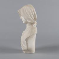 Italian Carved Alabaster Sculpture of a Female By Pugi (4 of 7) Italian Carved Alabaster Sculpture of a Female By Pugi (4 of 7)
