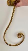 Pair of Solid Brass Curtain Loops c.1920 (5 of 6) Pair of Solid Brass Curtain Loops c.1920 (5 of 6)