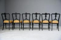 6 Victorian Aesthetic Movement Dining Chairs (9 of 13) 6 Victorian Aesthetic Movement Dining Chairs (9 of 13)