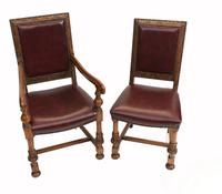Set of Oak Dining Chairs English Antique Farmhouse Furniture (4 of 13) Set of Oak Dining Chairs English Antique Farmhouse Furniture (4 of 13)