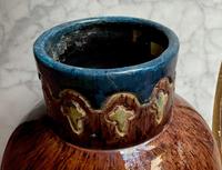 Art Nouveau Pottery Vase, with Stylised Flowers (5 of 5) Art Nouveau Pottery Vase, with Stylised Flowers (5 of 5)