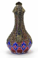 Good Biedermeier Bohemian Overlaid Glass Ewer (6 of 6) Good Biedermeier Bohemian Overlaid Glass Ewer (6 of 6)