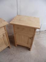 Lovely Pair of Wide Antique Pine Bedside Cabinets to wax / paint (5 of 7) Lovely Pair of Wide Antique Pine Bedside Cabinets to wax / paint (5 of 7)