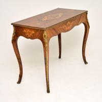 Antique Victorian Inlaid Rosewood Console Table (10 of 10) Antique Victorian Inlaid Rosewood Console Table (10 of 10)