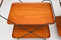 1960’s Pair of Vintage Swedish Teak Side Tables / Trolleys (9 of 11) 1960’s Pair of Vintage Swedish Teak Side Tables / Trolleys (9 of 11)