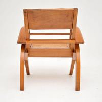 Satin Wood & Cane Vintage Satin Wood Armchair (7 of 12) Satin Wood & Cane Vintage Satin Wood Armchair (7 of 12)