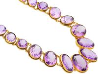 274.91ct Amethyst & 18ct Yellow Gold Rivière Necklace - Antique Victorian (4 of 12) 274.91ct Amethyst & 18ct Yellow Gold Rivière Necklace - Antique Victorian (4 of 12)