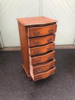 Antique Slim Serpentine Chest Draws (7 of 7) Antique Slim Serpentine Chest Draws (7 of 7)