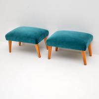 Pair of Vintage Armchairs & Ottomans c.1960’s (9 of 13) Pair of Vintage Armchairs & Ottomans c.1960’s (9 of 13)