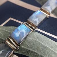 Vintage Sterling Silver Moonstone Panel Bracelet (4 of 11) Vintage Sterling Silver Moonstone Panel Bracelet (4 of 11)