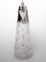 Christopher Dresser Style Silver Plate & Cut Glass Clare Jug (3 of 3) Christopher Dresser Style Silver Plate & Cut Glass Clare Jug (3 of 3)