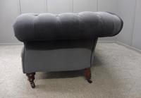 Restored Victorian Chesterfield Sofa in Grey Velvet (8 of 11) Restored Victorian Chesterfield Sofa in Grey Velvet (8 of 11)