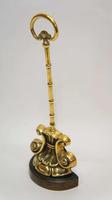 Georgian 15" Brass Door Stop, Door Porter - Fleur De Lys (3 of 7) Georgian 15" Brass Door Stop, Door Porter - Fleur De Lys (3 of 7)