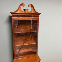 Quality Tall Slim Mahogany Victorian Antique Bookcase (8 of 8) Quality Tall Slim Mahogany Victorian Antique Bookcase (8 of 8)