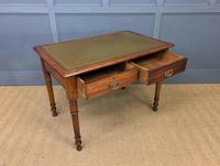 Victorian Mahogany Two Drawer Writing Table (9 of 11) Victorian Mahogany Two Drawer Writing Table (9 of 11)
