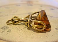 Victorian Pocket Watch Chain Spinner Fob 1890 Antique Large Gilt & Glass Fob (6 of 9) Victorian Pocket Watch Chain Spinner Fob 1890 Antique Large Gilt & Glass Fob (6 of 9)