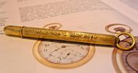 Pocket Watch Chain Pencil Fob 1920s Crawfords Biscuits Advertising