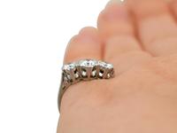 1.89ct Diamond & 18ct White Gold Trilogy Ring c.1950 (9 of 9) 1.89ct Diamond & 18ct White Gold Trilogy Ring c.1950 (9 of 9)