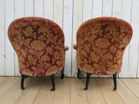 Pair of Antique Napoleon III Armchairs for re-upholstery (7 of 9) Pair of Antique Napoleon III Armchairs for re-upholstery (7 of 9)