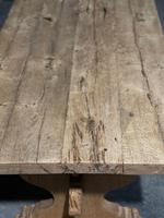 Large Rustic Bleached Oak Farmhouse Refectory Dining Table (5 of 25) Large Rustic Bleached Oak Farmhouse Refectory Dining Table (5 of 25)
