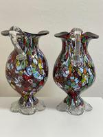 2 Beautiful Italian Murano Fratelli & Torso Millefiori Glass Vases (23 of 34) 2 Beautiful Italian Murano Fratelli & Torso Millefiori Glass Vases (23 of 34)