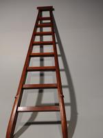 Good Early 20th Century Set of Mahogany Framed Libray Ladders (4 of 5) Good Early 20th Century Set of Mahogany Framed Libray Ladders (4 of 5)