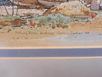 Watercolour & Ink Hastings Boats Listed Artist Valerie Sadler (2 of 10) Watercolour & Ink Hastings Boats Listed Artist Valerie Sadler (2 of 10)