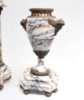 Antique French Gilt Clock Set Garniture Urns with Atlas Figures (7 of 9) Antique French Gilt Clock Set Garniture Urns with Atlas Figures (7 of 9)