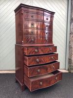 Quality Mahogany Serpentine Chest on Chest (6 of 11) Quality Mahogany Serpentine Chest on Chest (6 of 11)
