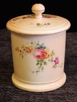 Antique Royal Worcester Blush Ivory Lidded Jar (2 of 8) Antique Royal Worcester Blush Ivory Lidded Jar (2 of 8)