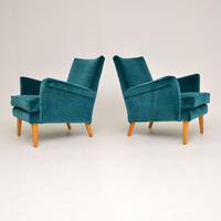 Pair of Vintage Armchairs & Ottomans c.1960’s (11 of 13) Pair of Vintage Armchairs & Ottomans c.1960’s (11 of 13)