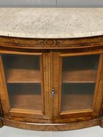 English burr walnut Credenza with Carrara marble top (9 of 10) English burr walnut Credenza with Carrara marble top (9 of 10)