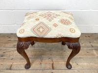 Late Victorian Carved Mahogany Stool (3 of 8) Late Victorian Carved Mahogany Stool (3 of 8)