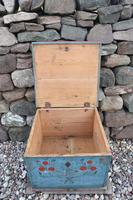 Swedish 'folk art' original blue paint box from hälsingland region, 1847. (21 of 26) Swedish 'folk art' original blue paint box from hälsingland region, 1847. (21 of 26)