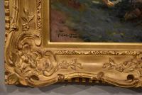 Oil Painting by Antoine Auguste Thivet "Avant La Bain" (4 of 6) Oil Painting by Antoine Auguste Thivet "Avant La Bain" (4 of 6)