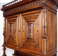 Large German Carved Walnut Bookcase Cabinet 19th Century (10 of 14) Large German Carved Walnut Bookcase Cabinet 19th Century (10 of 14)