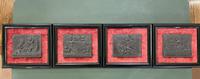 Interesting Set of Twelve Welsh Slate Hand-Carved Plaques (17 of 17) Interesting Set of Twelve Welsh Slate Hand-Carved Plaques (17 of 17)