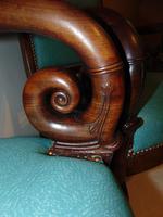 Pair French Empire mahogany elbow chairs (4 of 9) Pair French Empire mahogany elbow chairs (4 of 9)