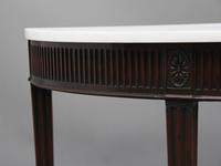 18th Century Mahogany & Marble Top Console Table (4 of 9) 18th Century Mahogany & Marble Top Console Table (4 of 9)