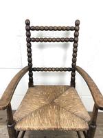 Antique Child’s Bobbin Chair with Rush Seat (8 of 10) Antique Child’s Bobbin Chair with Rush Seat (8 of 10)