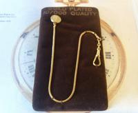 Vintage Pocket Watch Chain 1970s 12ct Gold Plated with Ornate Button Fob Nos (4 of 10) Vintage Pocket Watch Chain 1970s 12ct Gold Plated with Ornate Button Fob Nos (4 of 10)