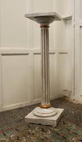 Carved Painted & Giltwood Column Display Pedestal (3 of 4) Carved Painted & Giltwood Column Display Pedestal (3 of 4)