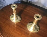 Pair of Georgian Brass Candlesticks (2 of 5) Pair of Georgian Brass Candlesticks (2 of 5)