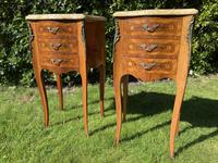 Pair of French Marquetry Bedside Tables (6 of 8) Pair of French Marquetry Bedside Tables (6 of 8)