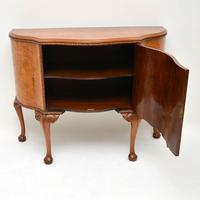 Antique Queen Anne Style Burr Walnut Cabinet c.1920 (6 of 8) Antique Queen Anne Style Burr Walnut Cabinet c.1920 (6 of 8)