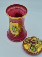 Antique Opaline Glass Jar (8 of 10) Antique Opaline Glass Jar (8 of 10)