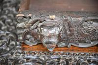 Antique Anglo Indian Carved Padouk Library Table (4 of 34) Antique Anglo Indian Carved Padouk Library Table (4 of 34)