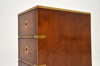 Burr Elm Military Campaign Style Side Chest (11 of 11) Burr Elm Military Campaign Style Side Chest (11 of 11)